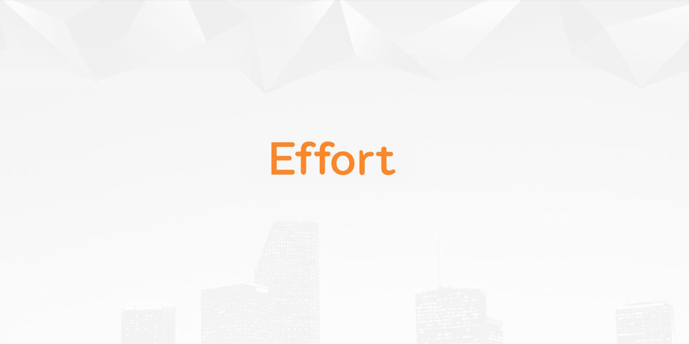 Effort – Lançamento de OS